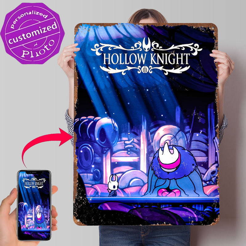 Retro Knight Gaming - Hollow Knight Game Art Printed Poster
