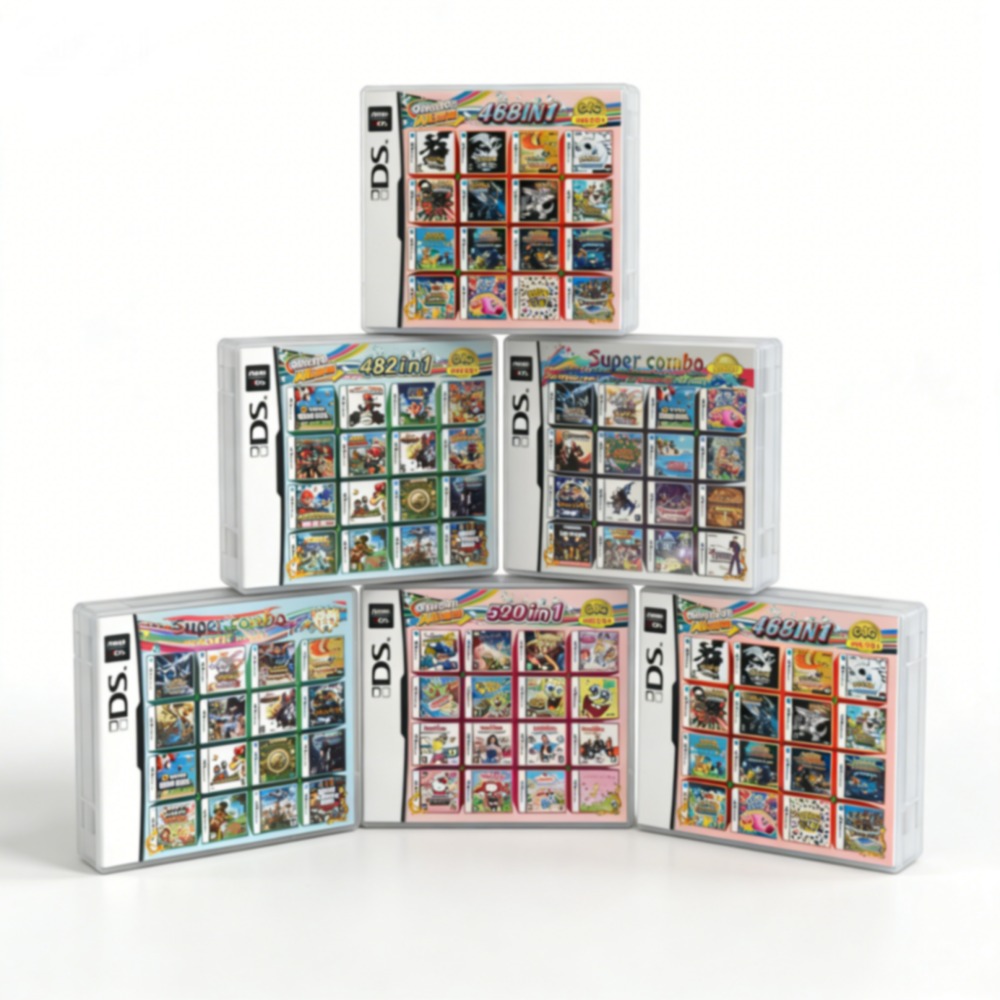 Retro Gaming Theme - •Pokem0n Themed Multi-Game Cartridge For DS/3DS/NDSL/2DS-Preloaded