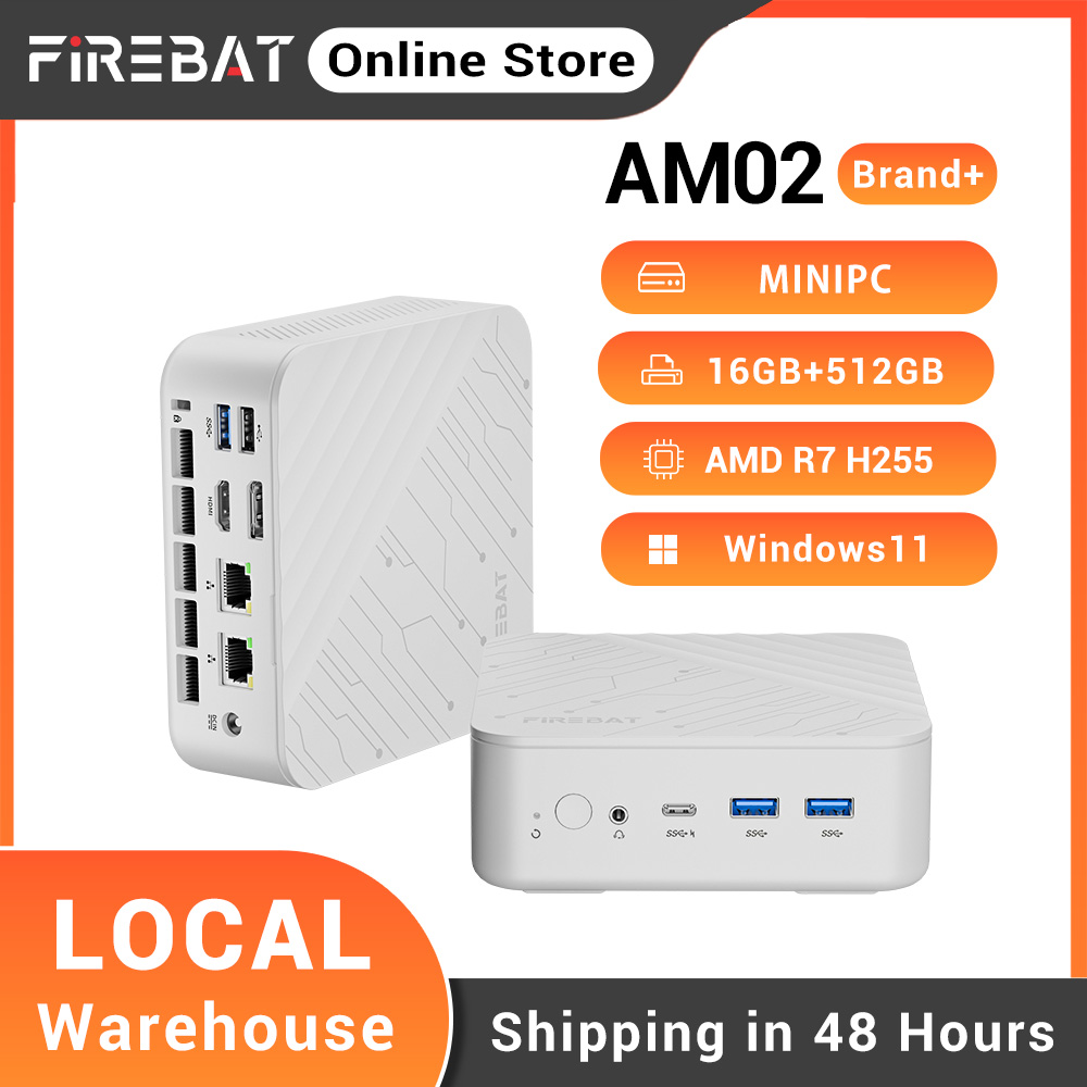 Retro Gaming Mini Pc - FIREBAT AM02 Mini PC AMD Ryzen