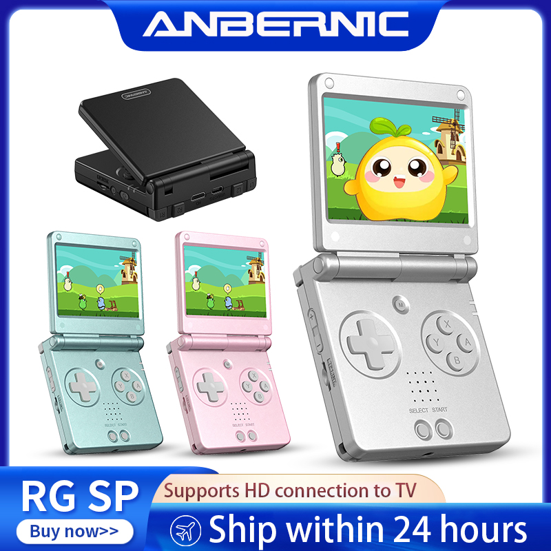 Retro Gaming Device Handheld - Anbernic RGSP Flip Retro Handheld Game