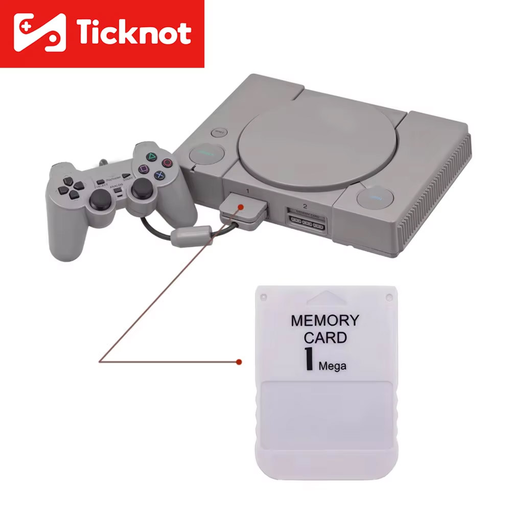 Memory Card Ps1 - TicKnot 1MB Memory Card 1 Mega