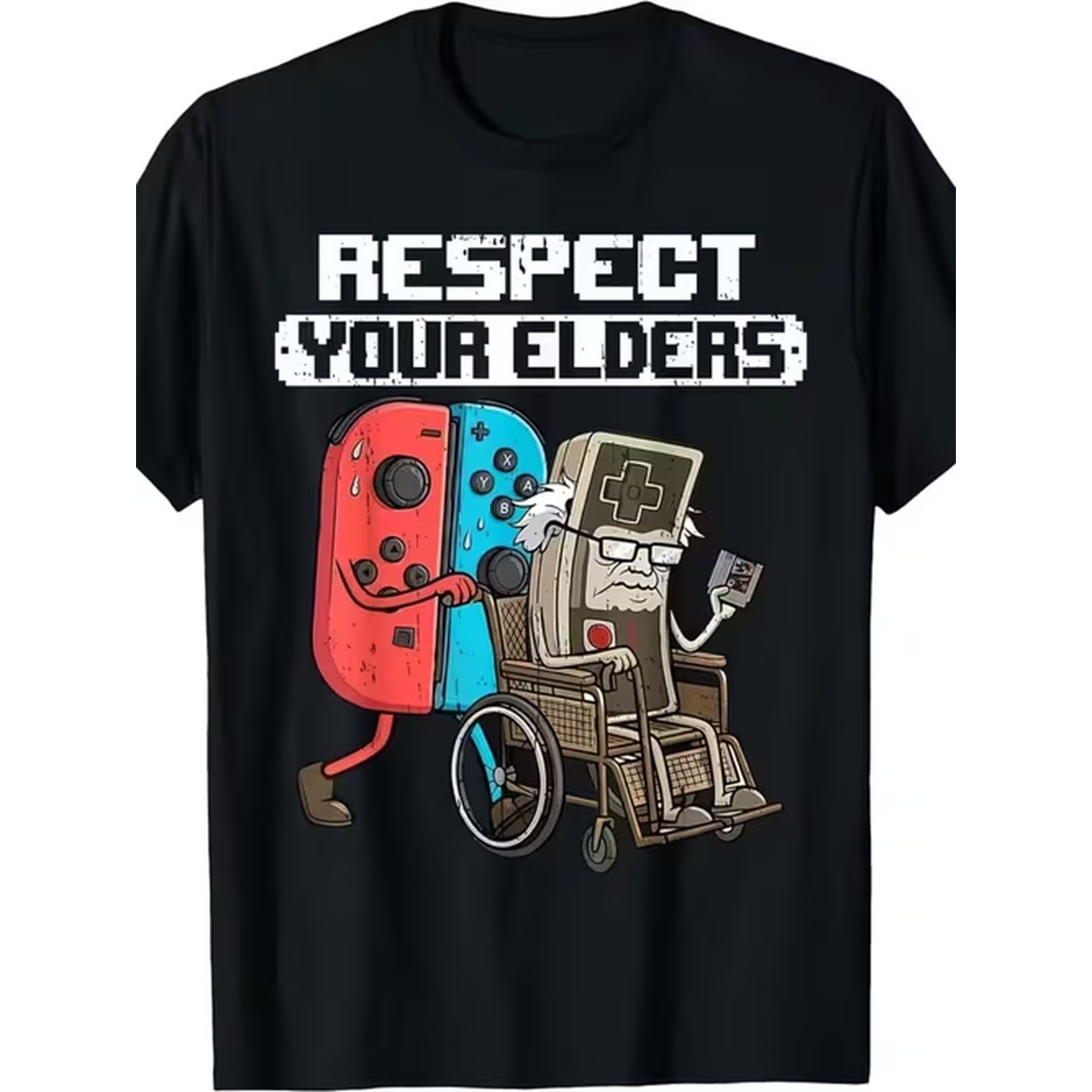 Retro Gaming Theme - Mens Pattern T Shirt Theme Elders