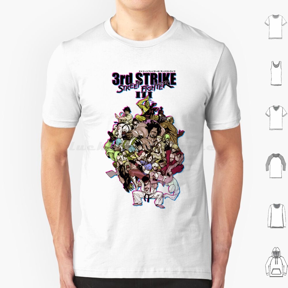 Retro Gaming Kent - Third Strike T Shirt 6xl Cotton