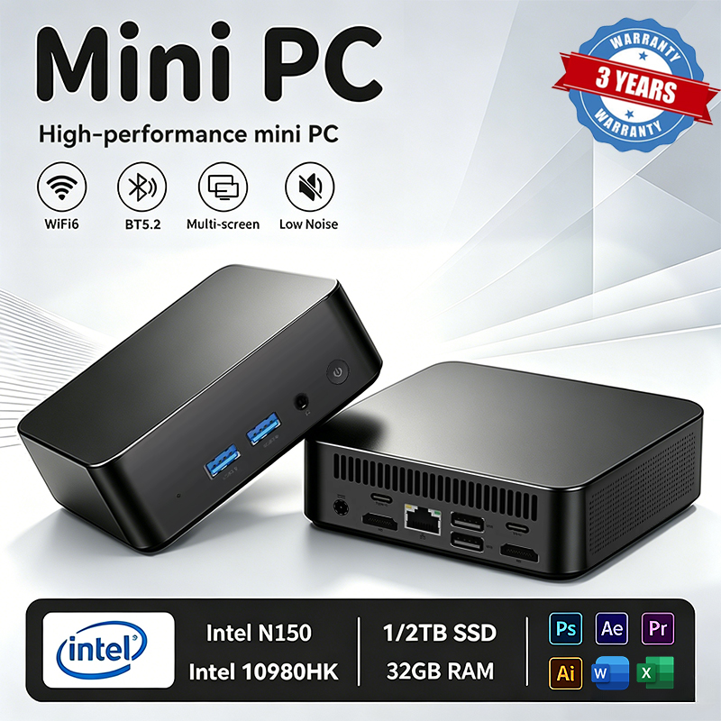 Retro Gaming Mini Pc - 2026 Intel Core I9 10980HK N150