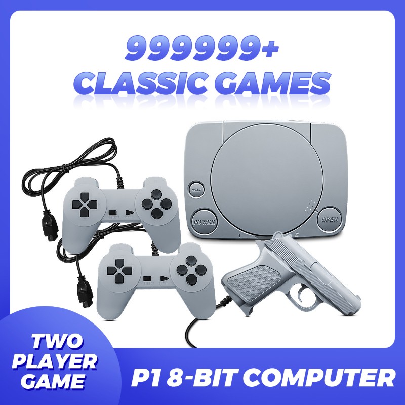 Retro Gaming Fun - FC Plug-in console design, 8-bit game