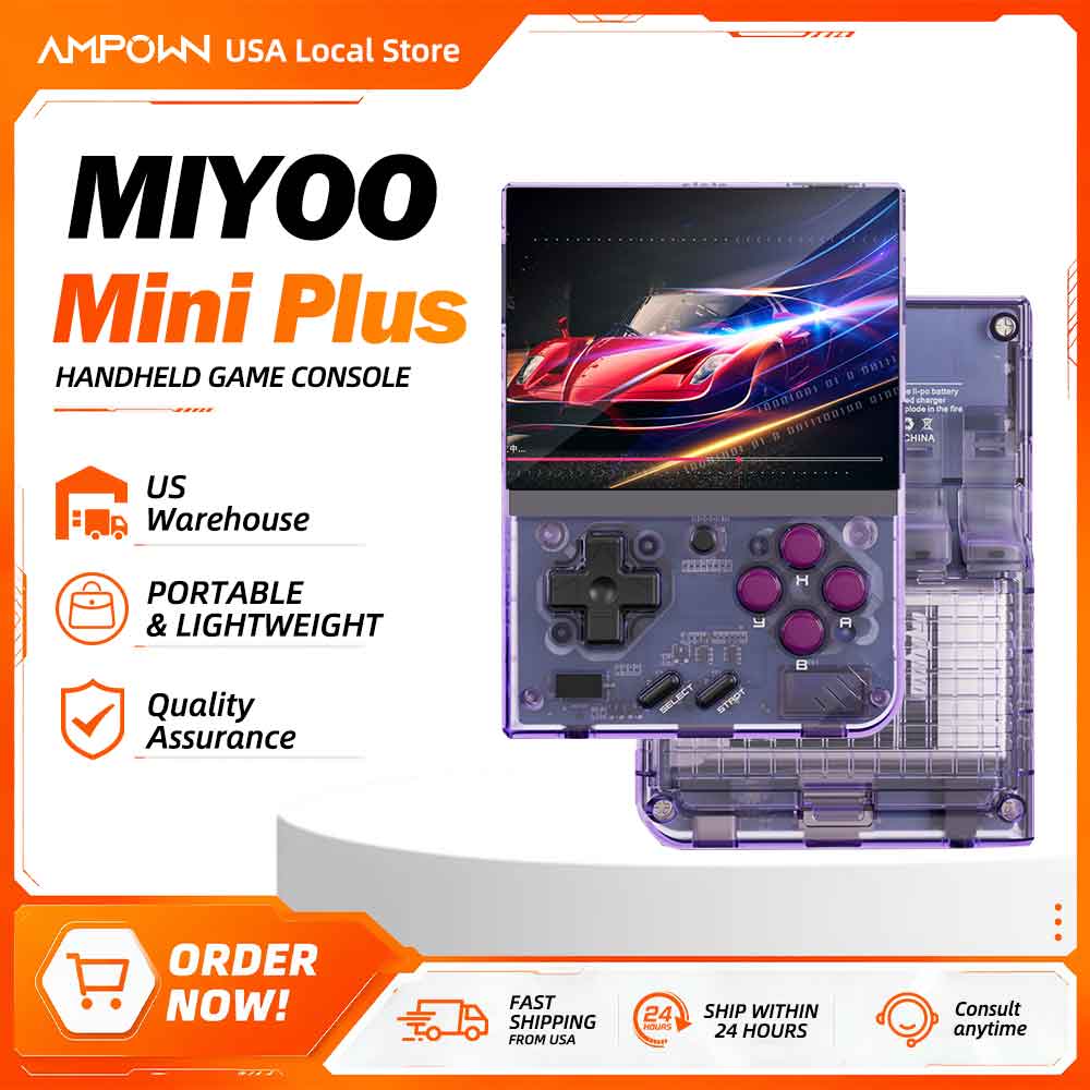 Retro Gaming Devices - Miyoo Mini+ Retro Handheld Game Console