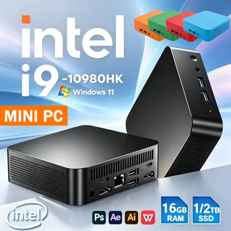 Retro Gaming Mini Pc - Intel i9 10980HK Mini PC Dual