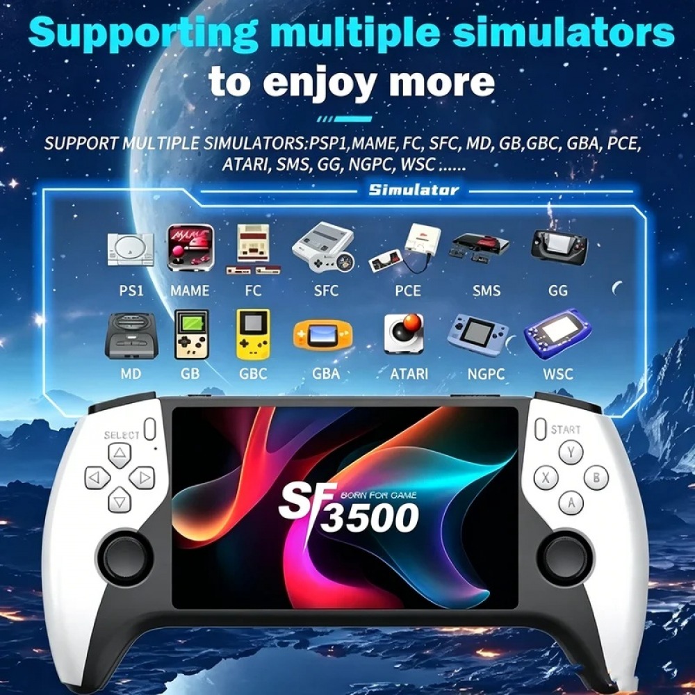Retro Gaming Devices - SF3500 5 inch Handheld Game Console