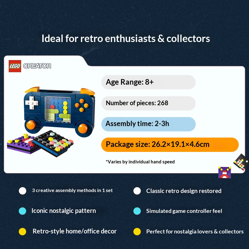 LEGO Creator 3in1 Building Blo - Retro Gaming Fun review and price