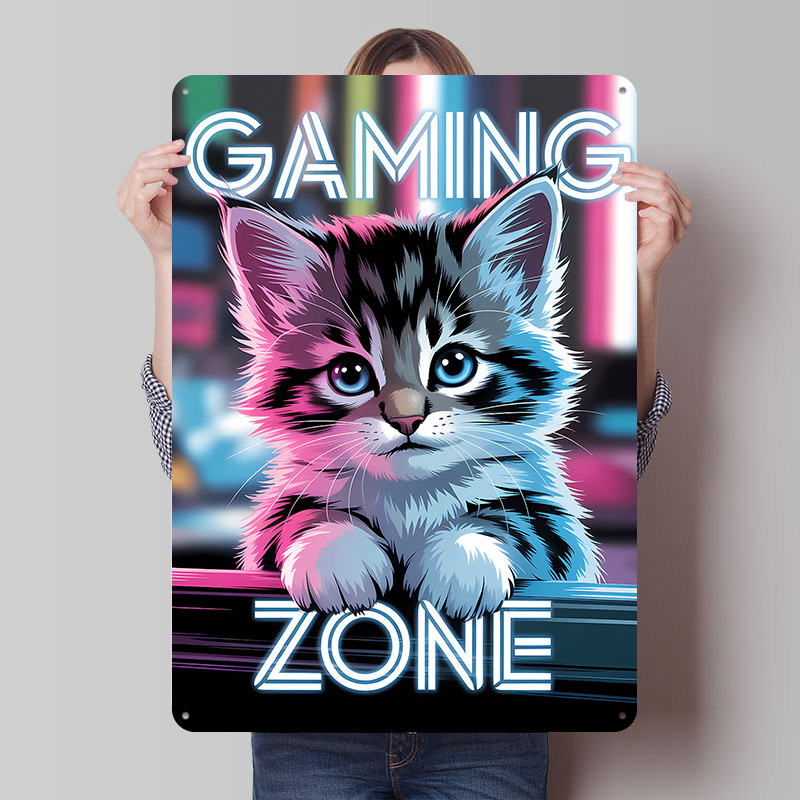 Gaming Zone Kitten Printed Pos - Retro Gaming Zone review and price