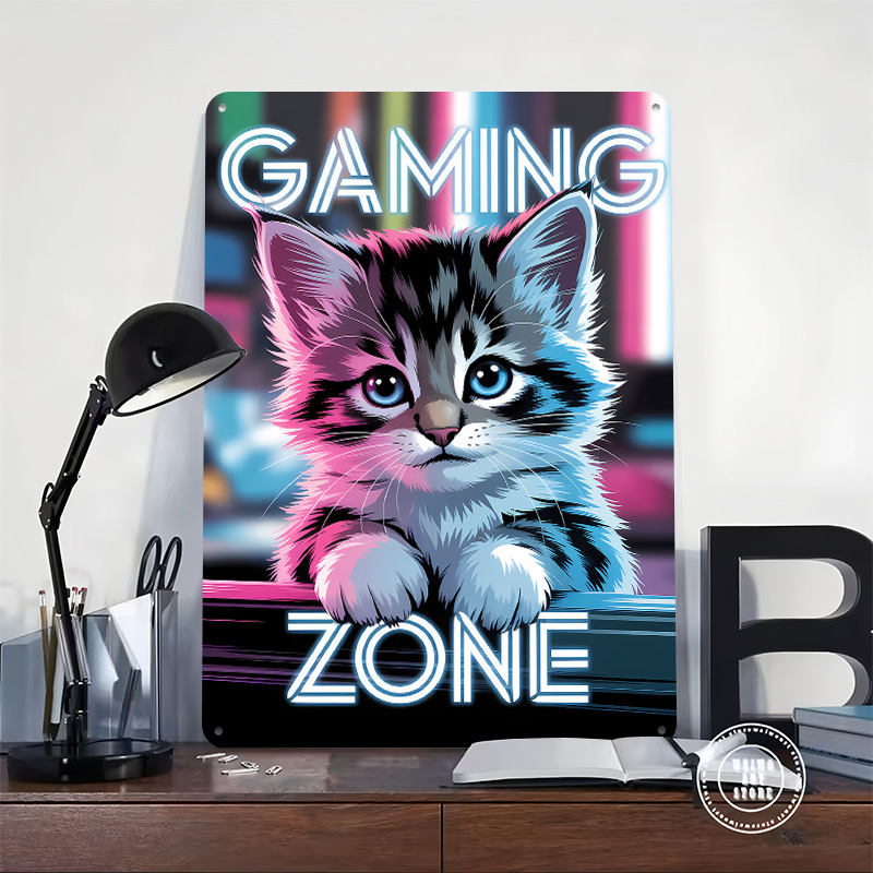 Gaming Zone Kitten Printed Pos - Retro Gaming Zone review and price