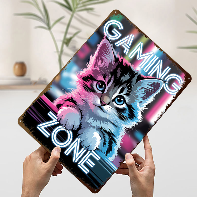Gaming Zone Kitten Printed Pos - Retro Gaming Zone review and price