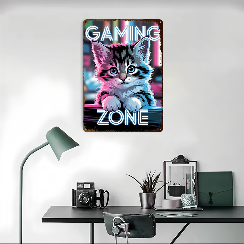 Gaming Zone Kitten Printed Pos - Retro Gaming Zone review and price