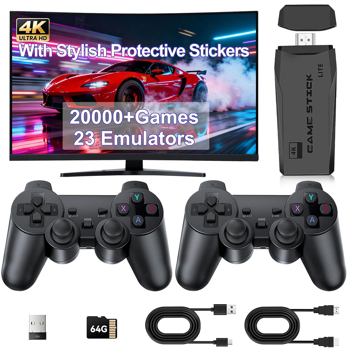 M8 Game Console 20000+ Games E - Retro Gaming Hdmi Stick review and price