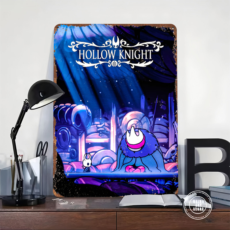 Hollow Knight Game Art Printed - Retro Knight Gaming review and price