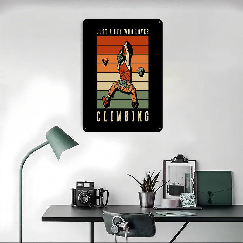 Climbing Guy Retro Sunset Tinp - Retro Gaming Guy review and price