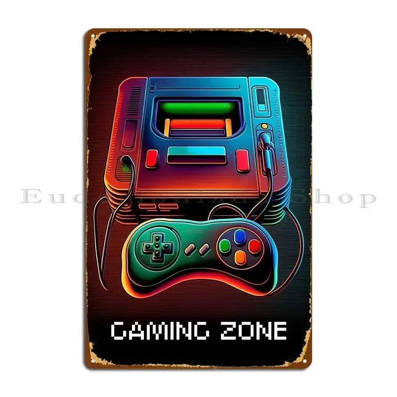 Retro Gaming Zone Metal Sign P - Retro Gaming Zone review and price