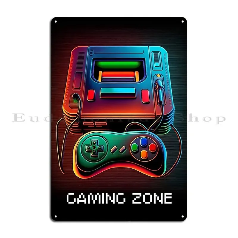 Retro Gaming Zone Metal Sign P - Retro Gaming Zone review and price