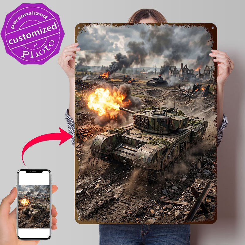 Tank Firing in War Zone Poster - Retro Gaming Zone review and price