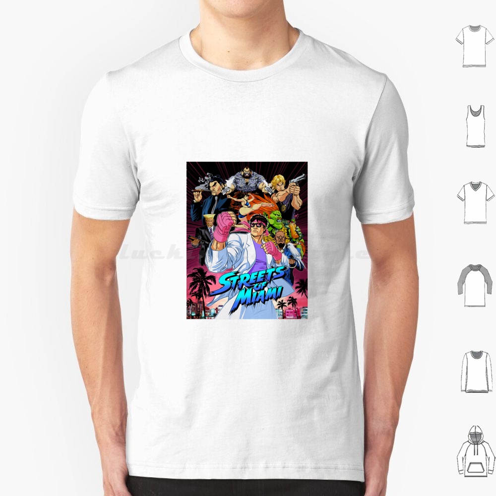 Streets Of Miami T Shirt 6xl C - Retro Gaming Kent review and price