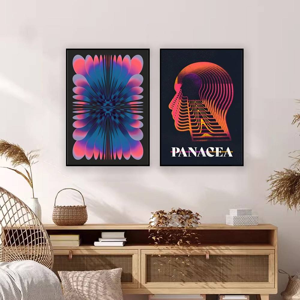 Psychedelic Gradient Skull Spa - Retro Gaming Wallpaper review and price
