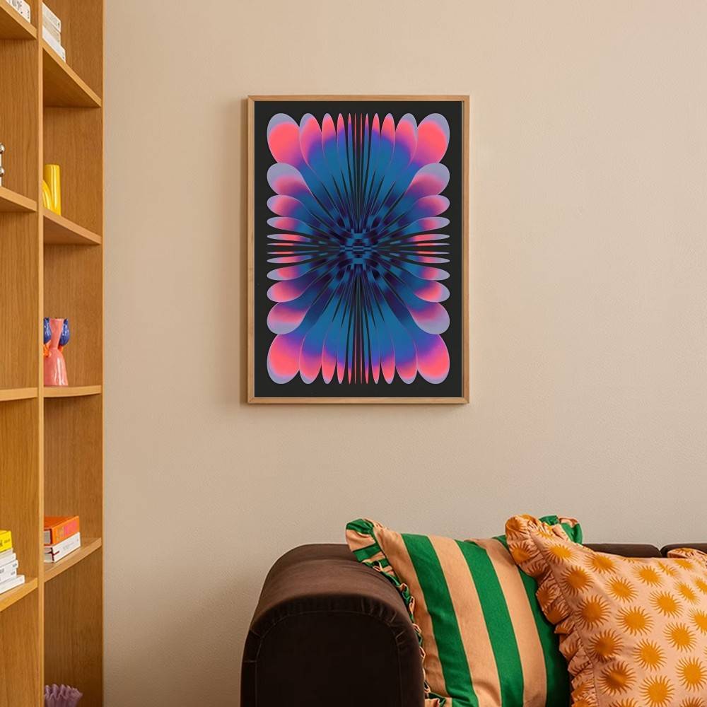 Psychedelic Gradient Skull Spa - Retro Gaming Wallpaper review and price