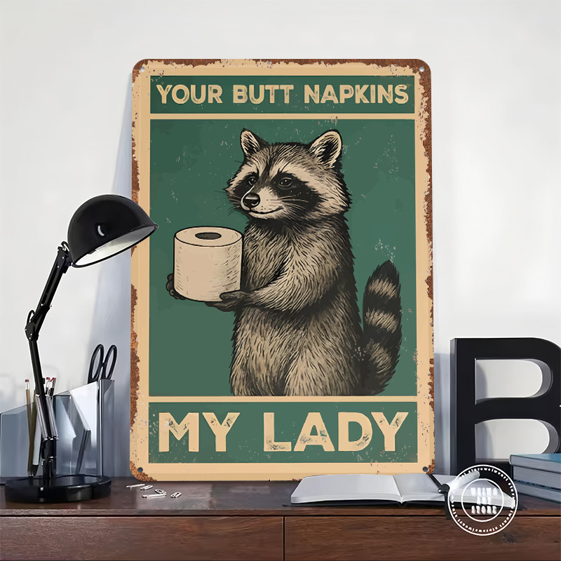 Raccoon With Toilet Paper Funn - Retro Gaming Wallpaper review and price