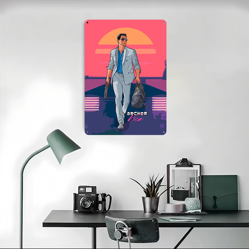 Archer Old Vibes Tinplate Post - Retro Gaming Vibe review and price