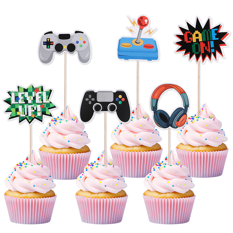 13Pcs Video Retro Game Cake To - Retro Gaming Theme review and price