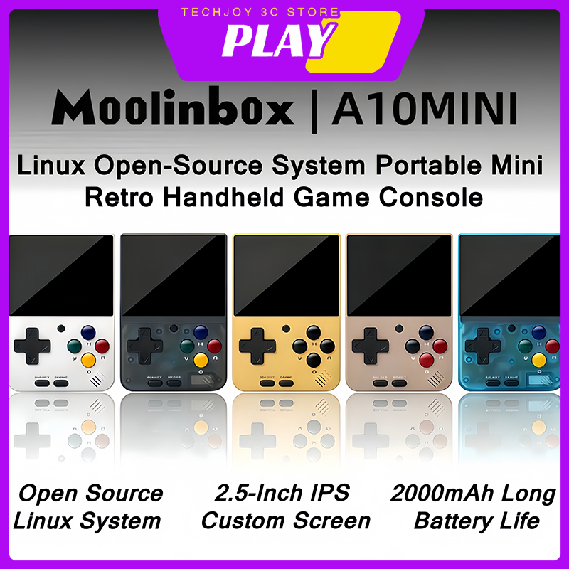 Moolinbox A10Mini 2.8-Inch Lin - Retro Gaming Device Handheld review and price