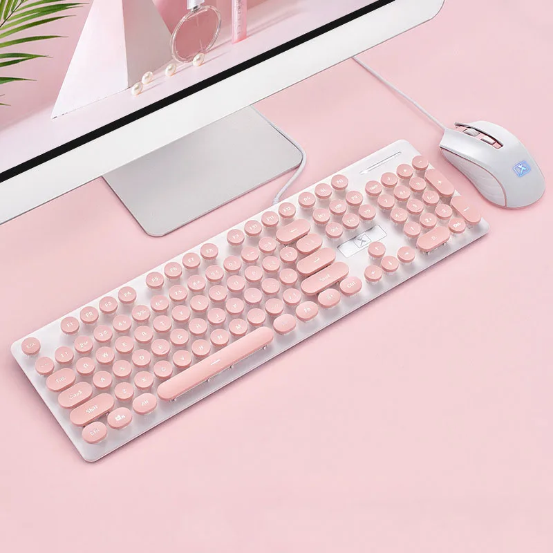 Pink Retro Wired Gaming Keyboa - Retro Gaming Mini Pc review and price
