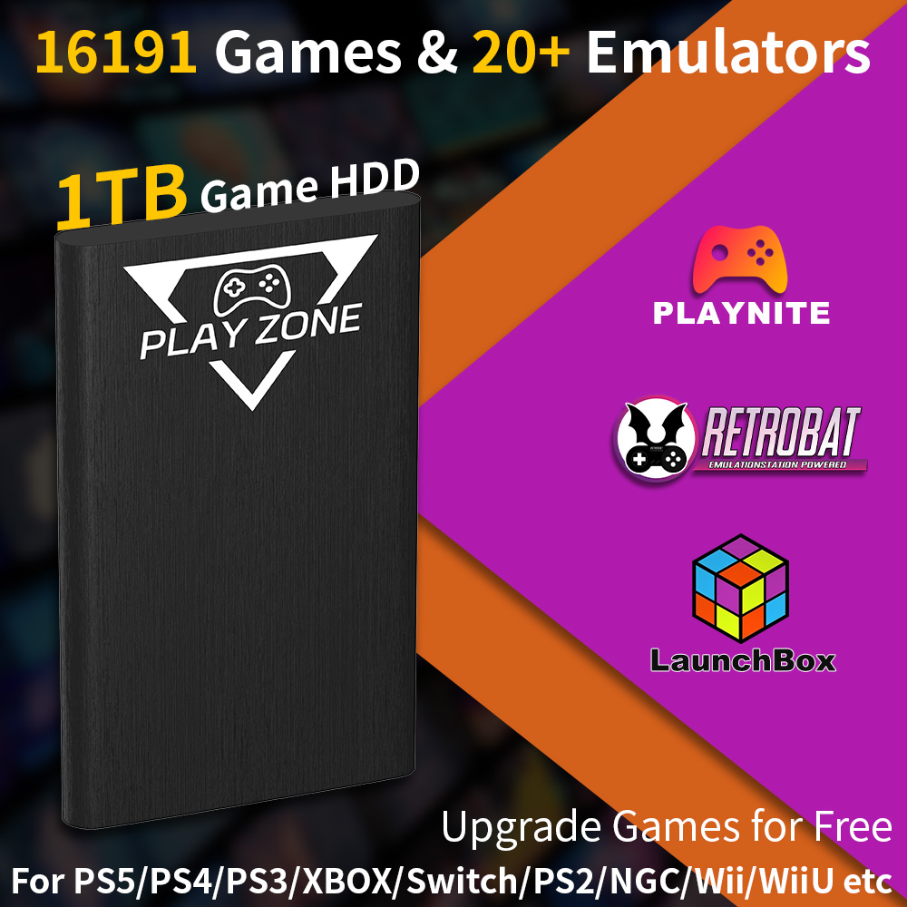 Play Zone 1TB Portable Gaming  - Retro Gaming Zone review and price