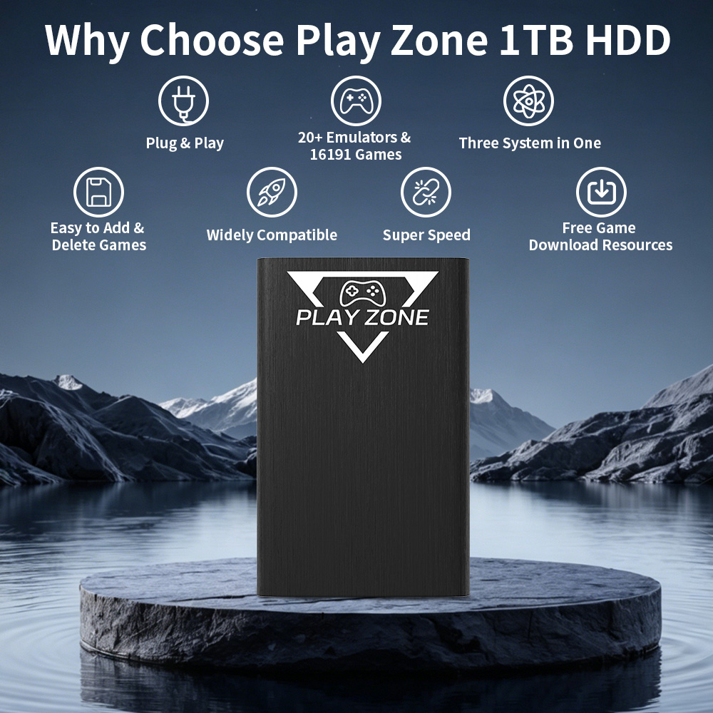Play Zone 1TB Portable Gaming  - Retro Gaming Zone review and price
