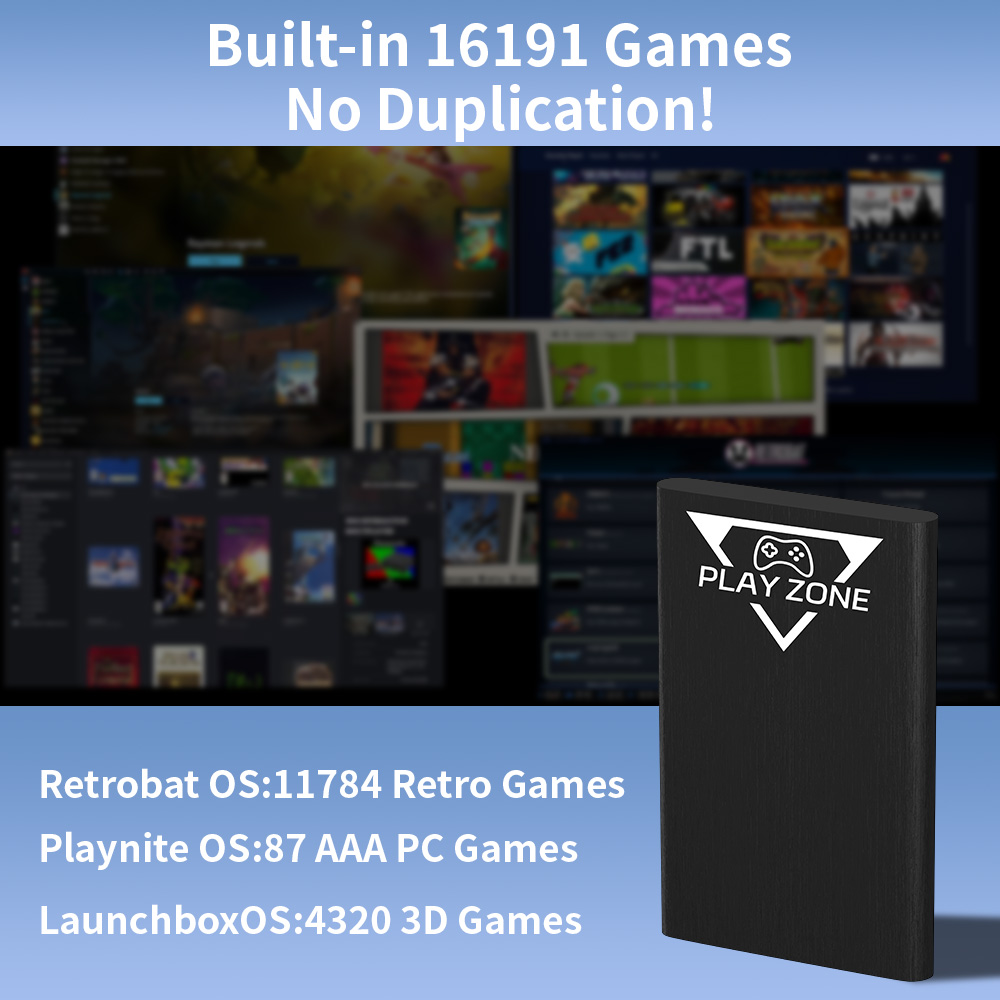 Play Zone 1TB Portable Gaming  - Retro Gaming Zone review and price
