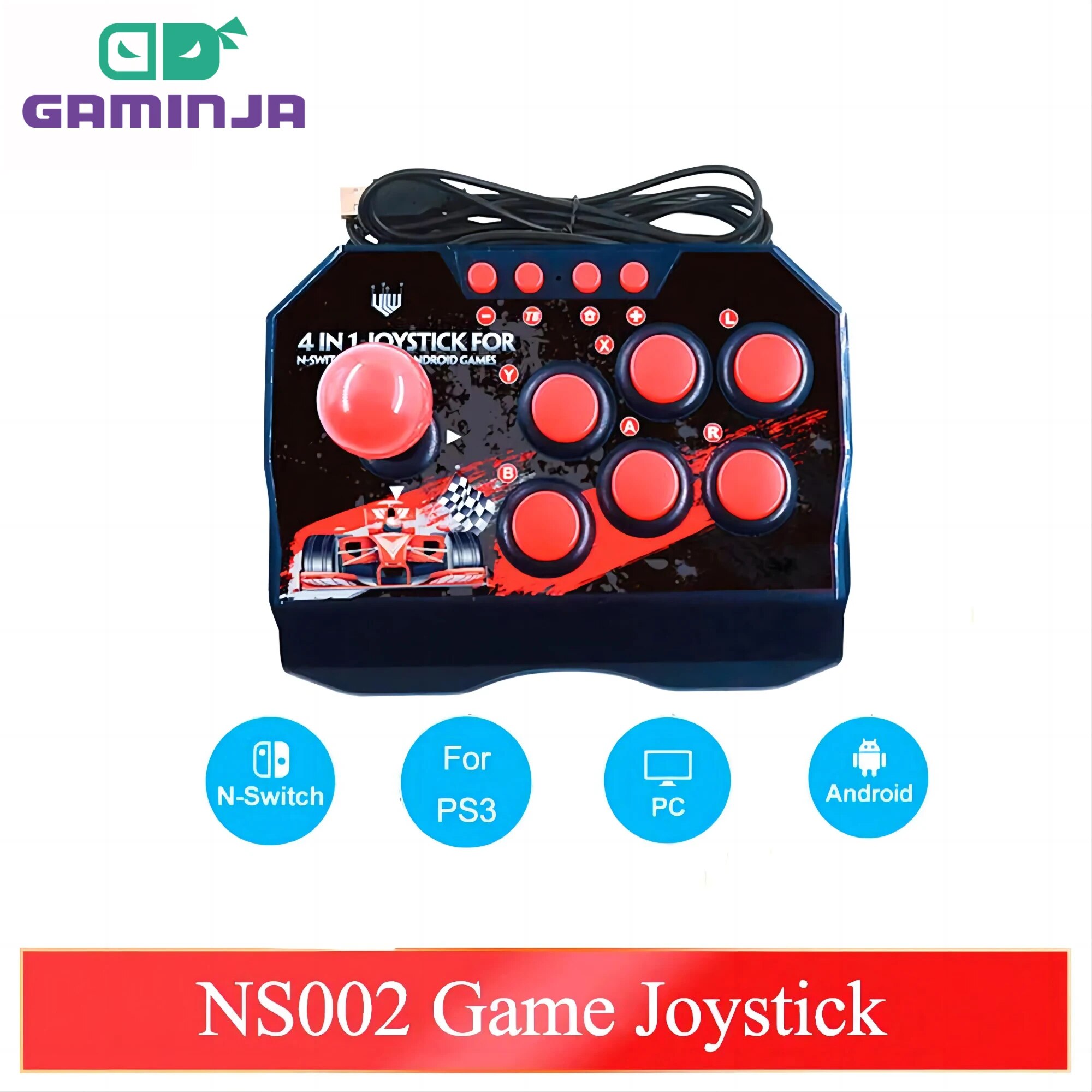 GAMINJA NS002 4 In 1 Retro Arc - Retro Gaming Theme review and price