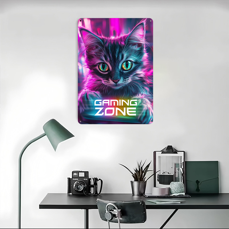 Gamer Cat - Gaming Zone Printe - Retro Gaming Zone review and price