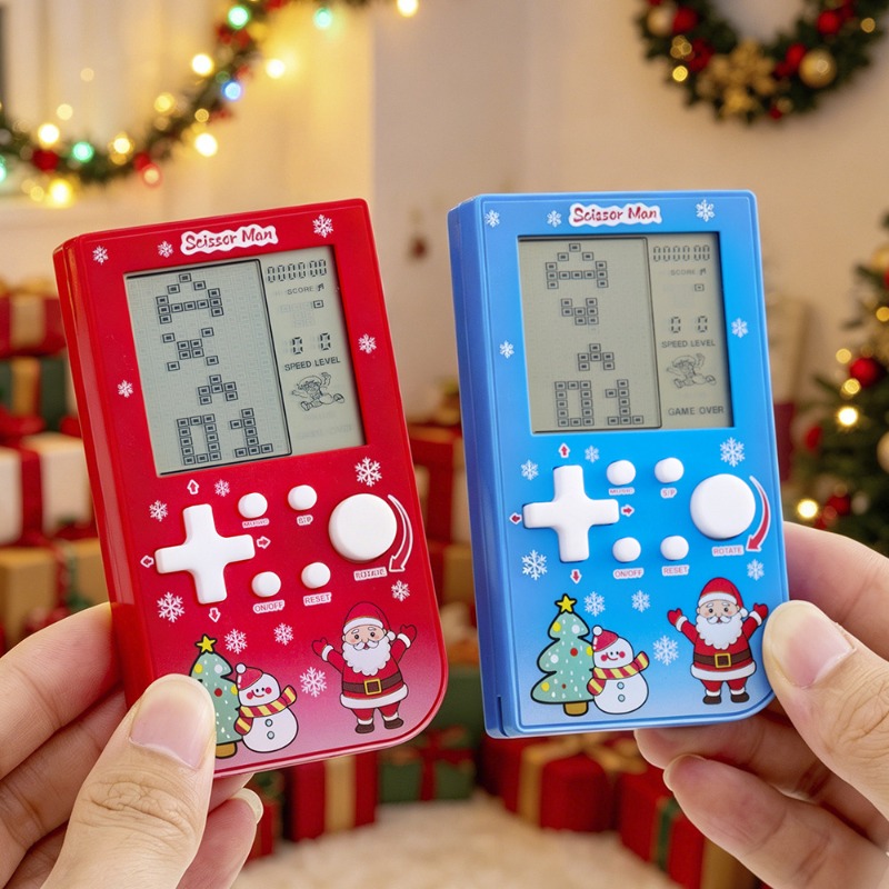 Santa & Snowman Print Brick Ga - Retro Gaming Devices review and price