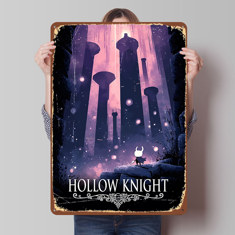 Hollow Knight Game Printed Pos - Retro Knight Gaming review and price