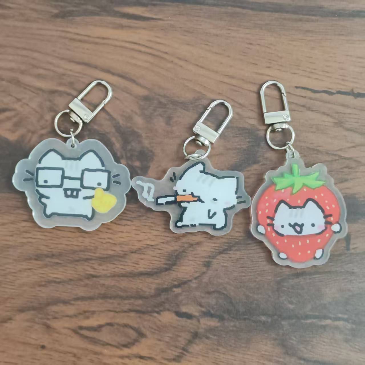 2d Flat Pixel Cat Keychain - G - Retro Gaming Vibe review and price
