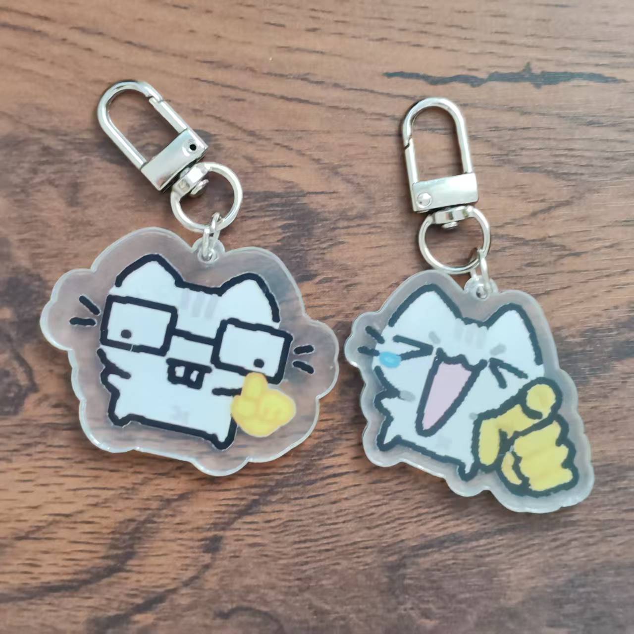2d Flat Pixel Cat Keychain - G - Retro Gaming Vibe review and price