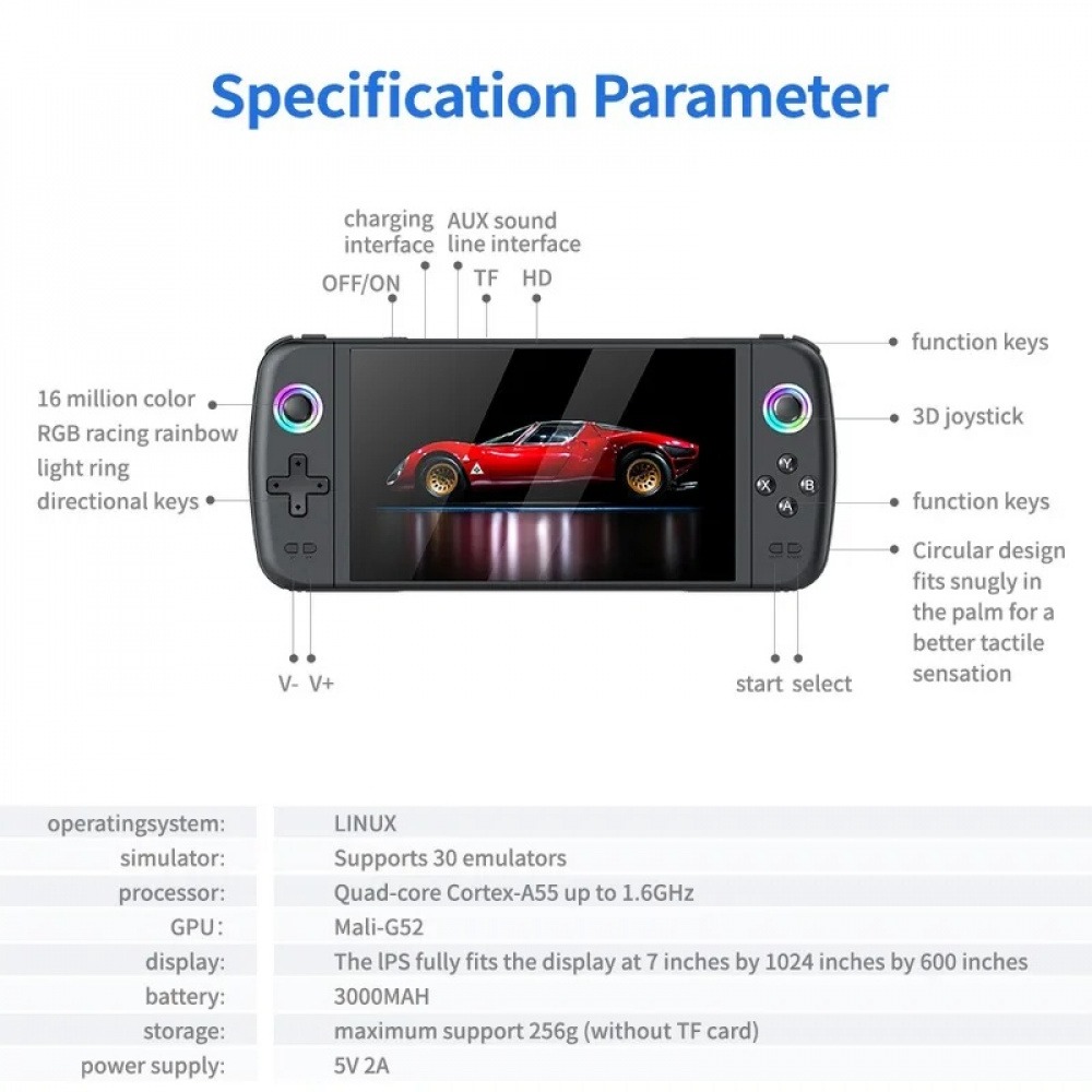 M27 7 Inch IPS Screen Handheld - Retro Gaming Fun review and price