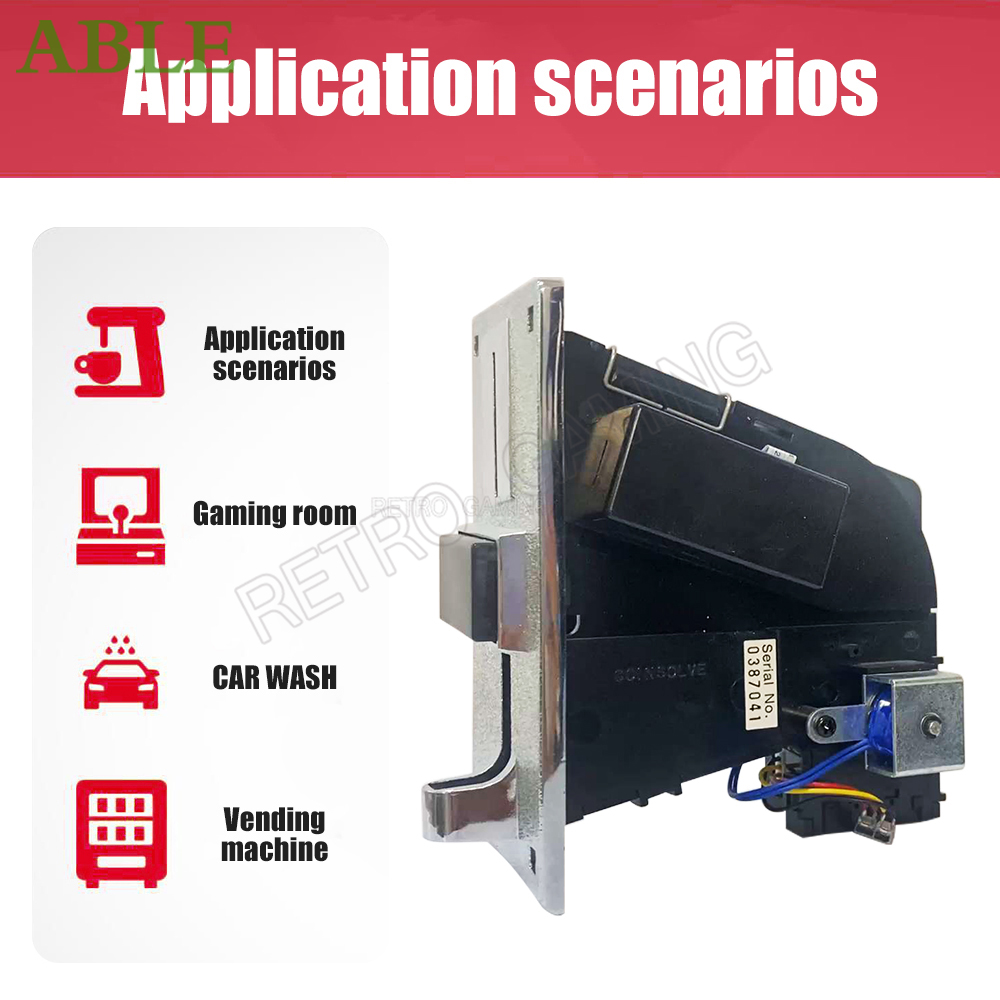 EU9 Coin Acceptor Metal Panel  - Retro Gaming Shop review and price