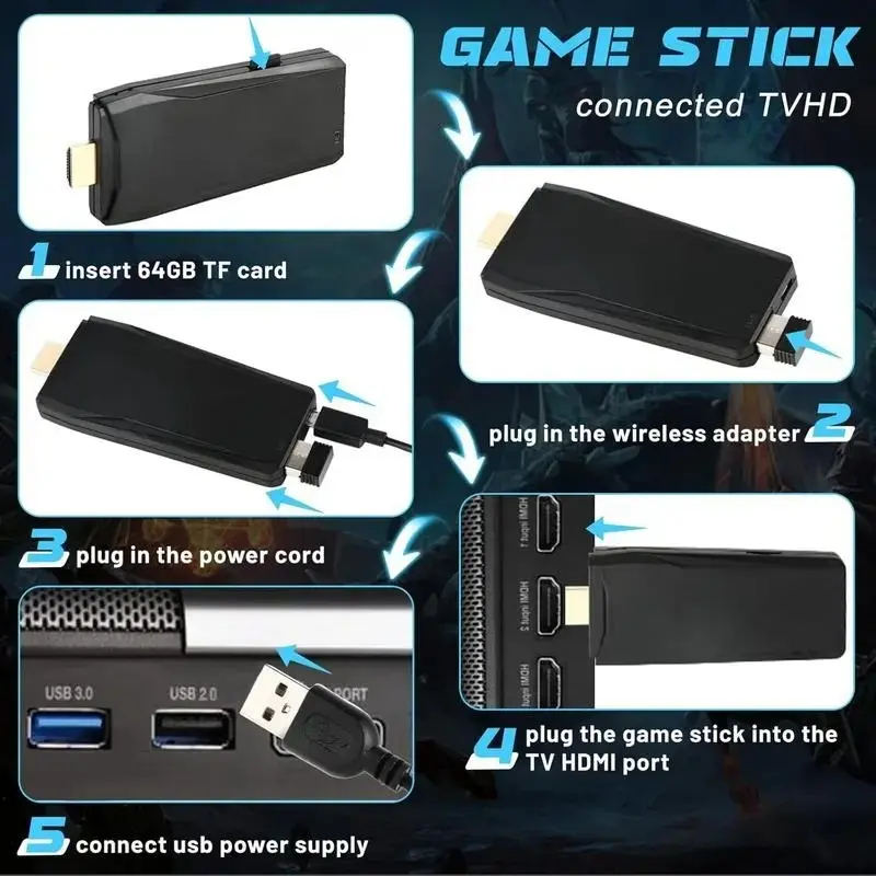 Plug And Play Retro Game Conso - Retro Gaming Hdmi Stick review and price