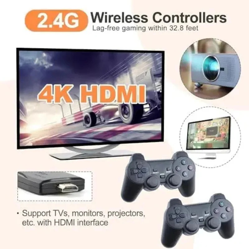 4K Wireless Retro Game Console - Retro Gaming Hdmi Stick review and price