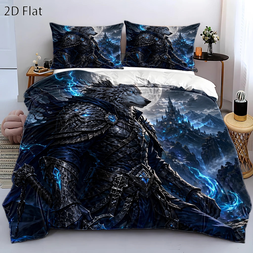 3Pc Dark Fantasy Wolf Tribe Kn - Retro Knight Gaming review and price