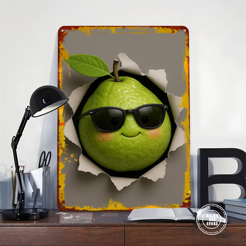 Cool Pear Bursting Through Pap - Retro Gaming Wallpaper review and price