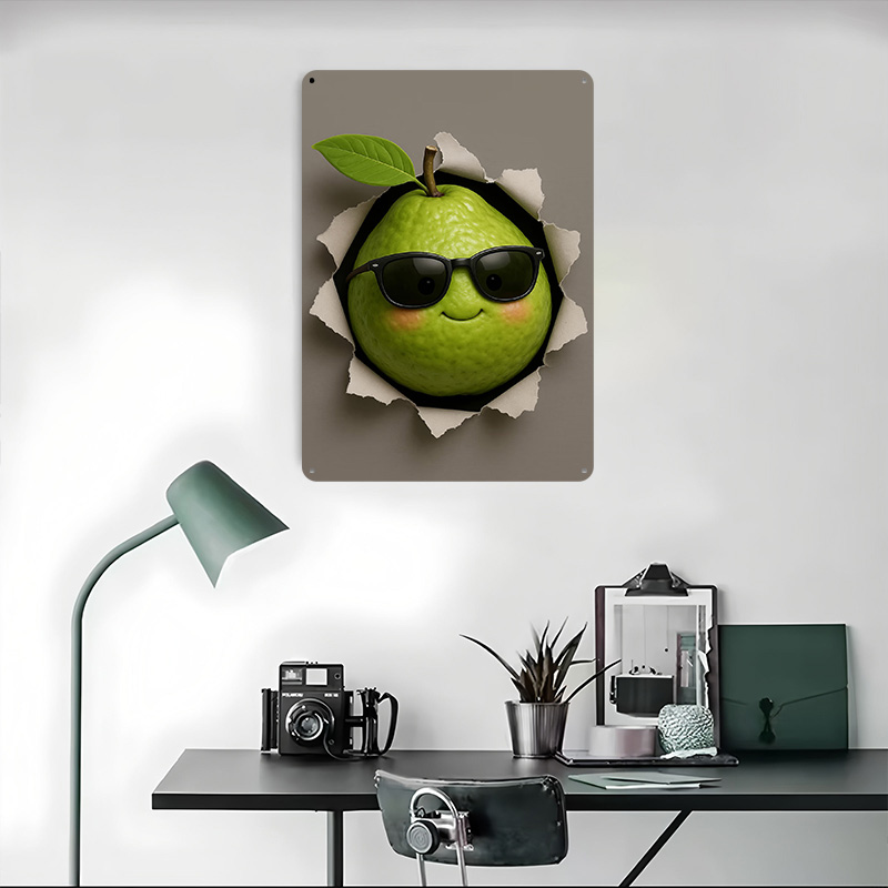 Cool Pear Bursting Through Pap - Retro Gaming Wallpaper review and price