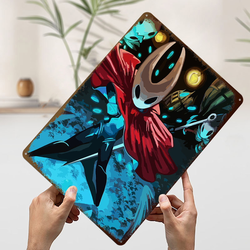 Hollow Knight Gaming Tin Poste - Retro Knight Gaming review and price