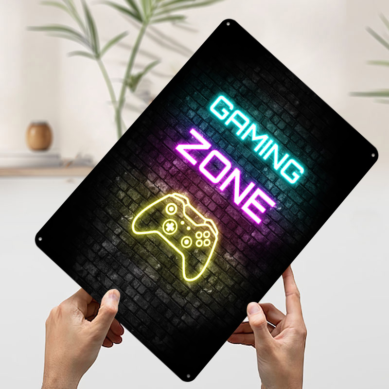 Gaming Zone Neon Sign on Brick - Retro Gaming Zone review and price