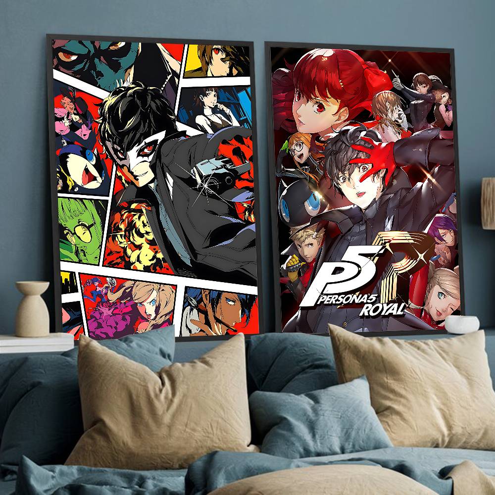 Hot Video Game P-Persona 5 Gam - Retro Gaming Wallpaper review and price